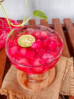 Foto resep Es Sirup Bola-Bola Semangka