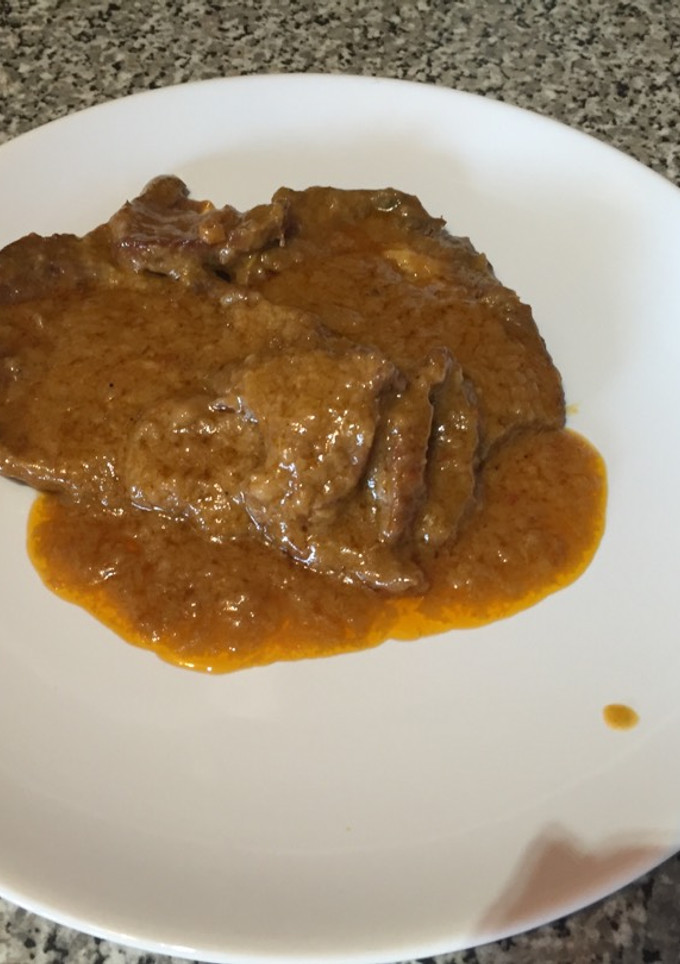 Una foto de Ternera en salsa