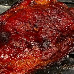 A picture of Post Sous Vide Char Siu (叉烧) Pork Glaze.