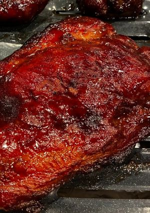 A picture of Post Sous Vide Char Siu (叉烧) Pork Glaze.