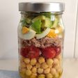 Ensalada de garbanzos en tarro