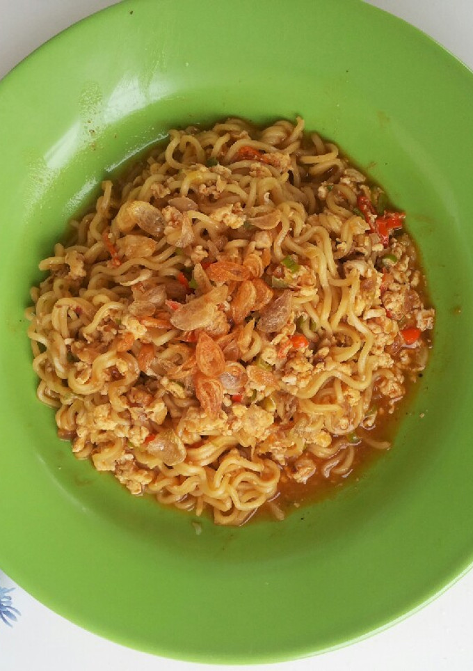 Foto resep Mie Goreng Nyemek with Indomie