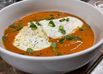 Popular Recipe Tomato Basil with Fried Eggs Delicious Simple