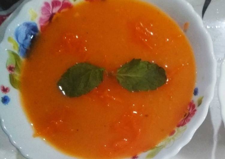 Carrot-Moong Dal Soup