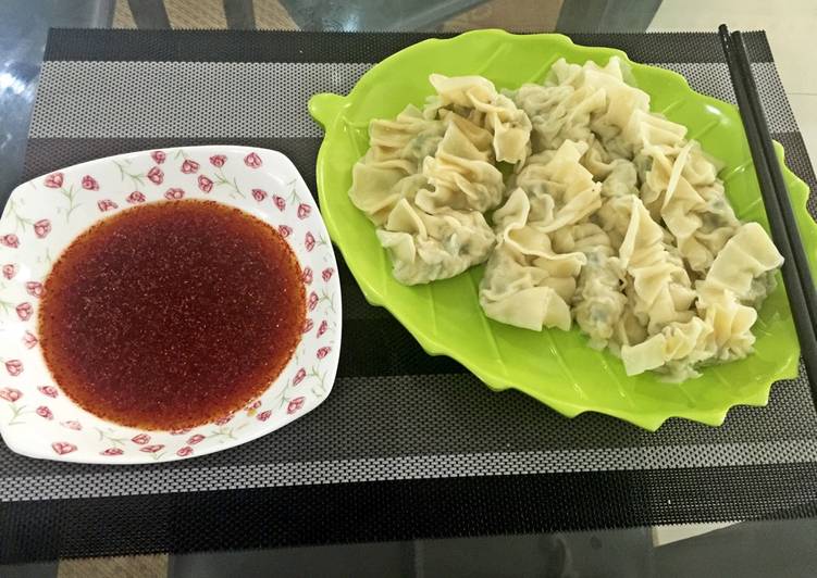 Gyoza udang dan ayam 👍