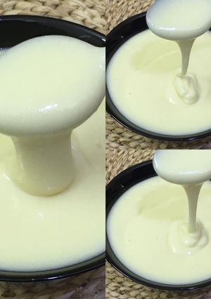 صورة لوصفة حليب مكثف محلى منزلي مثل الجاهز
