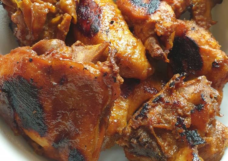 Cara Gampang Menyiapkan Ayam bakar pedas manis, Enak