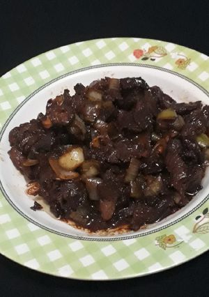 Foto resep Daging Saus Lada Hitam (Beef Black Pepper Sauce)
