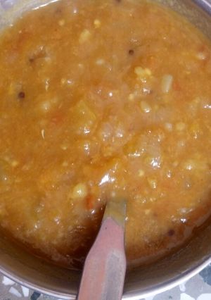 A picture of Sambhar.