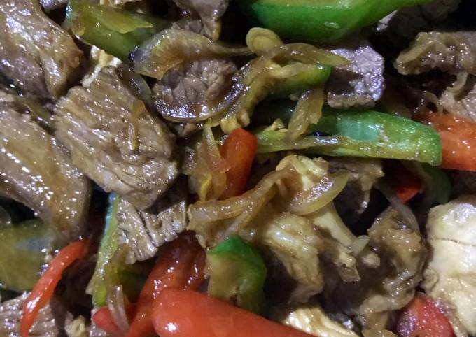 Daging Tumis Paprika