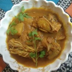 A picture of Kathal ki sabzi.