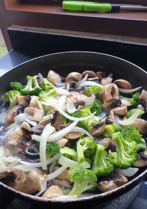 Foto resep Jamur Kancing Saos Tiram
