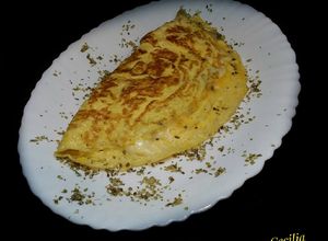 Foto principal de Omelette de queso con orégano