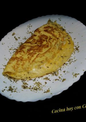 Foto principal de Omelette de queso con orégano