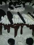 Torta de cacao amargo con galletitas oreo