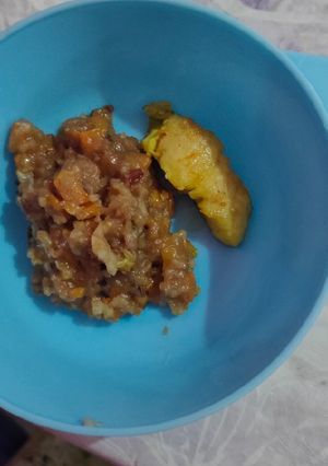 Foto resep Nasi goreng ikan gurame panggang#mpasi 1th