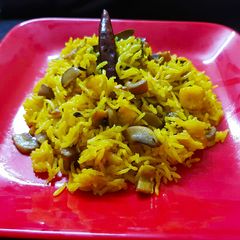 Diet Mushroom Pulao ❤️ A picture of Diet Mushroom Pulao ❤️.
