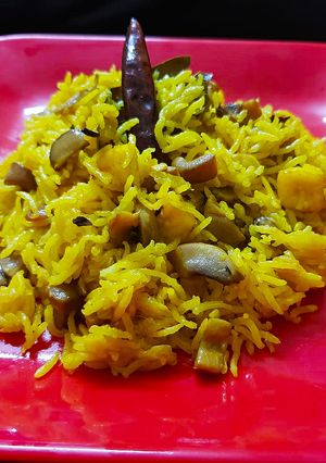 A picture of Diet Mushroom Pulao ❤️.