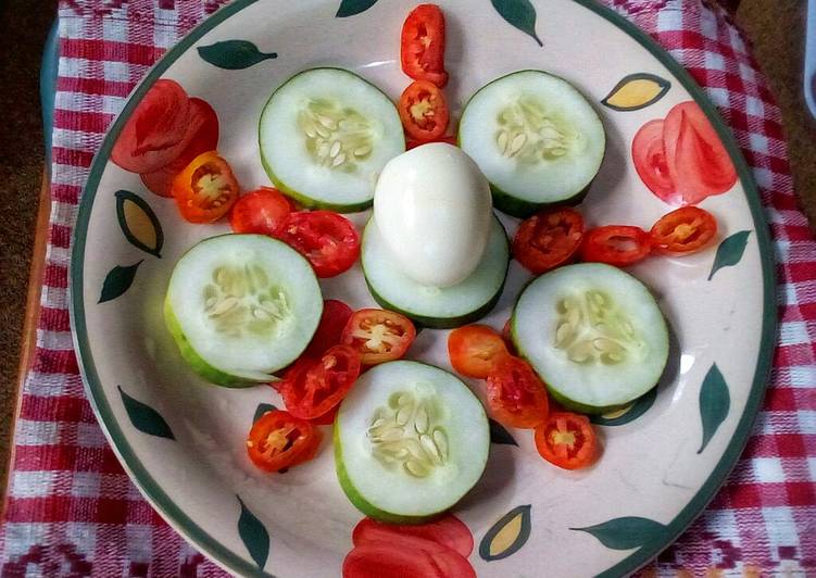 Cucumber and Tomatoes Salad