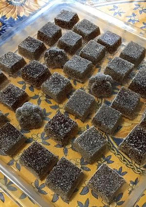 Une photo de Pâtes de fruits aux deux prunes