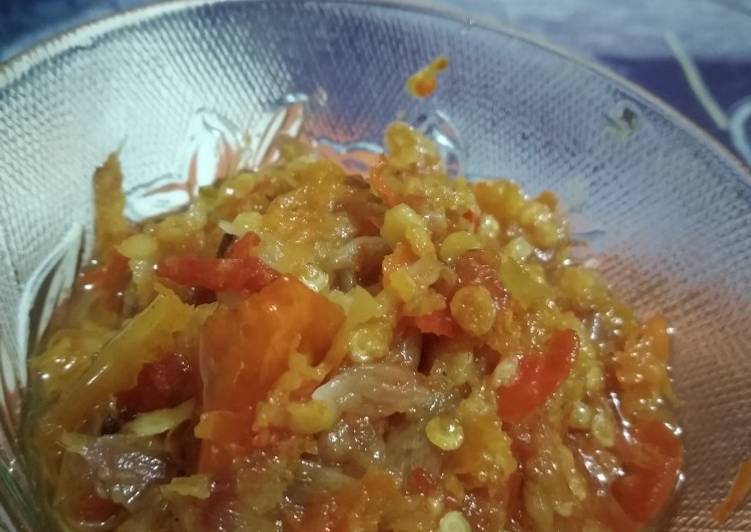 Sambel bawang ambyarrrr