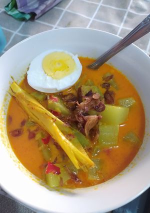 Foto resep Sayur Labu Siam Santan + Telur