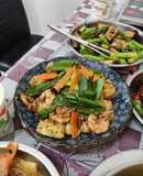 金沙蝦仁豆腐
