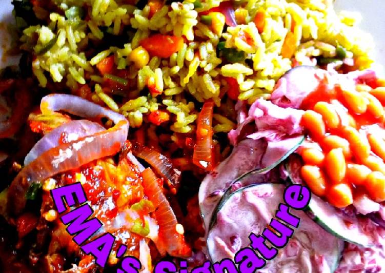 Easiest Way to Prepare Ultimate EMA’s Fried Rice and Beetroot Coleslaw