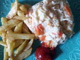 Ensalada de papa con pollo