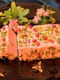 Rosy curd pudding