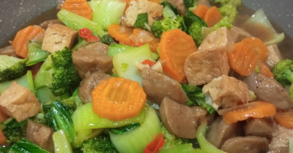 Resep Cah Sayur Tahu Bakso Pedas Oleh Dewi Dapur Cookpad