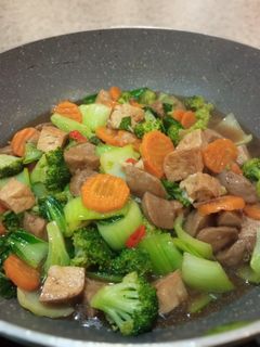 Foto resep Cah sayur tahu bakso pedas