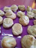 Masa patè choux (masa bomba), ecler's, profiteroles 