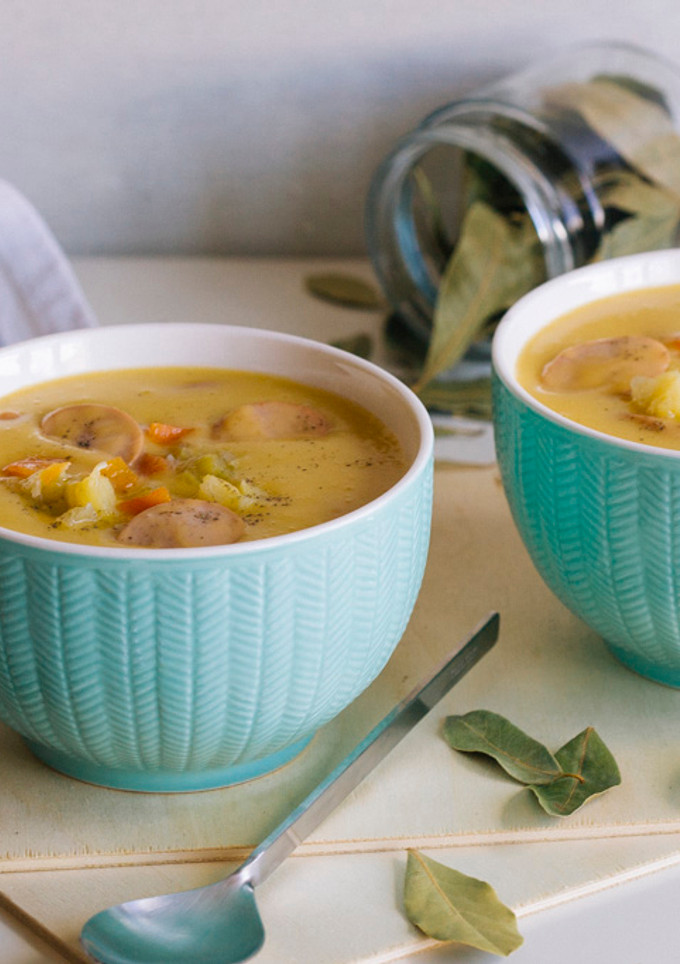 Una foto de Sopa de patata alemana o Kartoffelsuppe