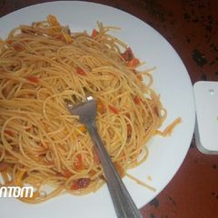 Spaghetti with veges A picture of Spaghetti with veges.