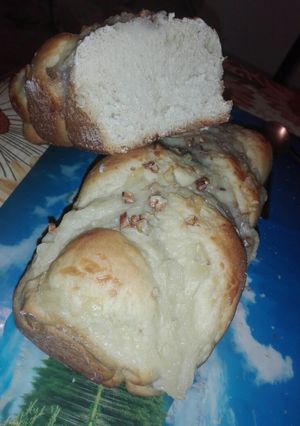 Una foto de Pan de maíz con crema pastera! súper exquisito🙆❤