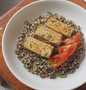 Anti Ribet, Bikin Quinoa with Soy-glazed Tofu and Tomato Enak
