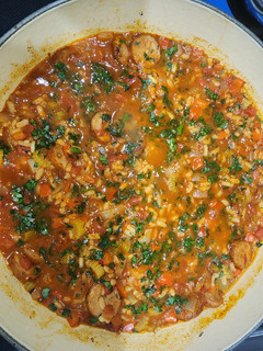 A picture of Jambalaya With Shrimp and Andouille Sausage.