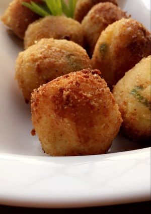 صورة لوصفة كرات البطاطس