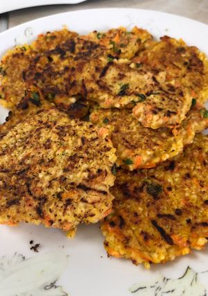 Sárgarépás kölesfasírt recept fotója