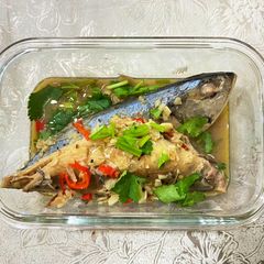 A picture of Thai Hot and spicy mackerel stew.