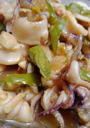 Foto resep Tumis Cumi Asin cabe Ijo