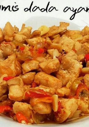 Foto resep Tumis dada ayam