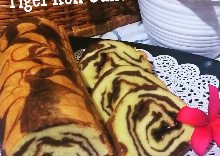 Bahan Tiger Roll Cake | Bahan Membuat Tiger Roll Cake Yang Sedap
