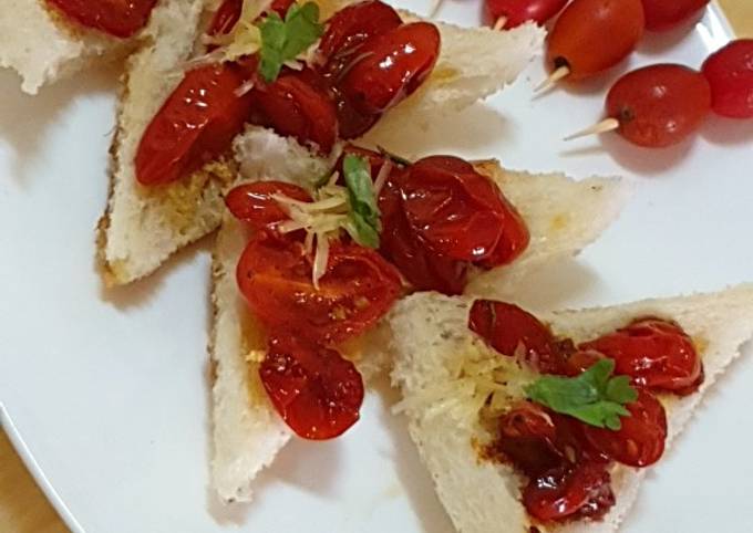 Tomato Garlic Toast