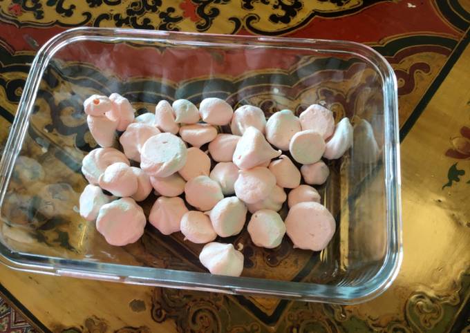 Recipe of Super Quick Homemade Colorful Meringues