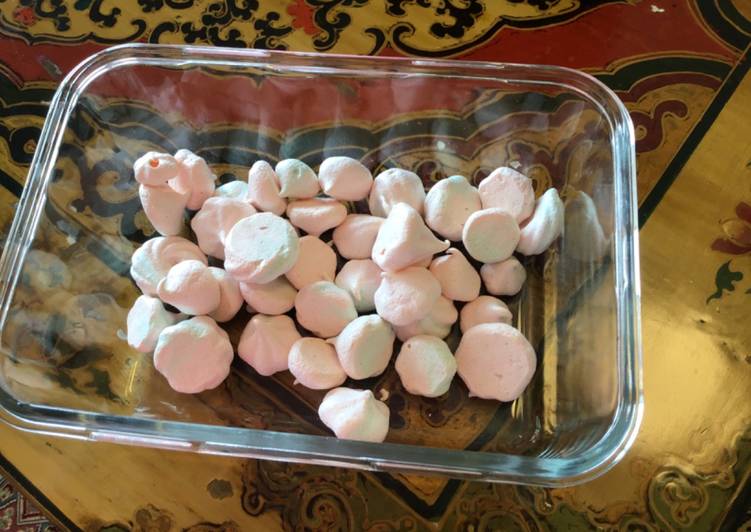 Recipe of Homemade Colorful Meringues