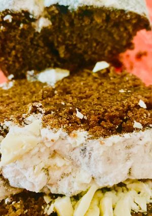 Una foto de BUDÍN DE BANANA Y CACAO 🍌☕️🍫🧉🍫☕️🍌🧉🍌
