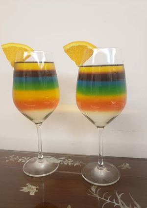 Foto resep Ager pelangi