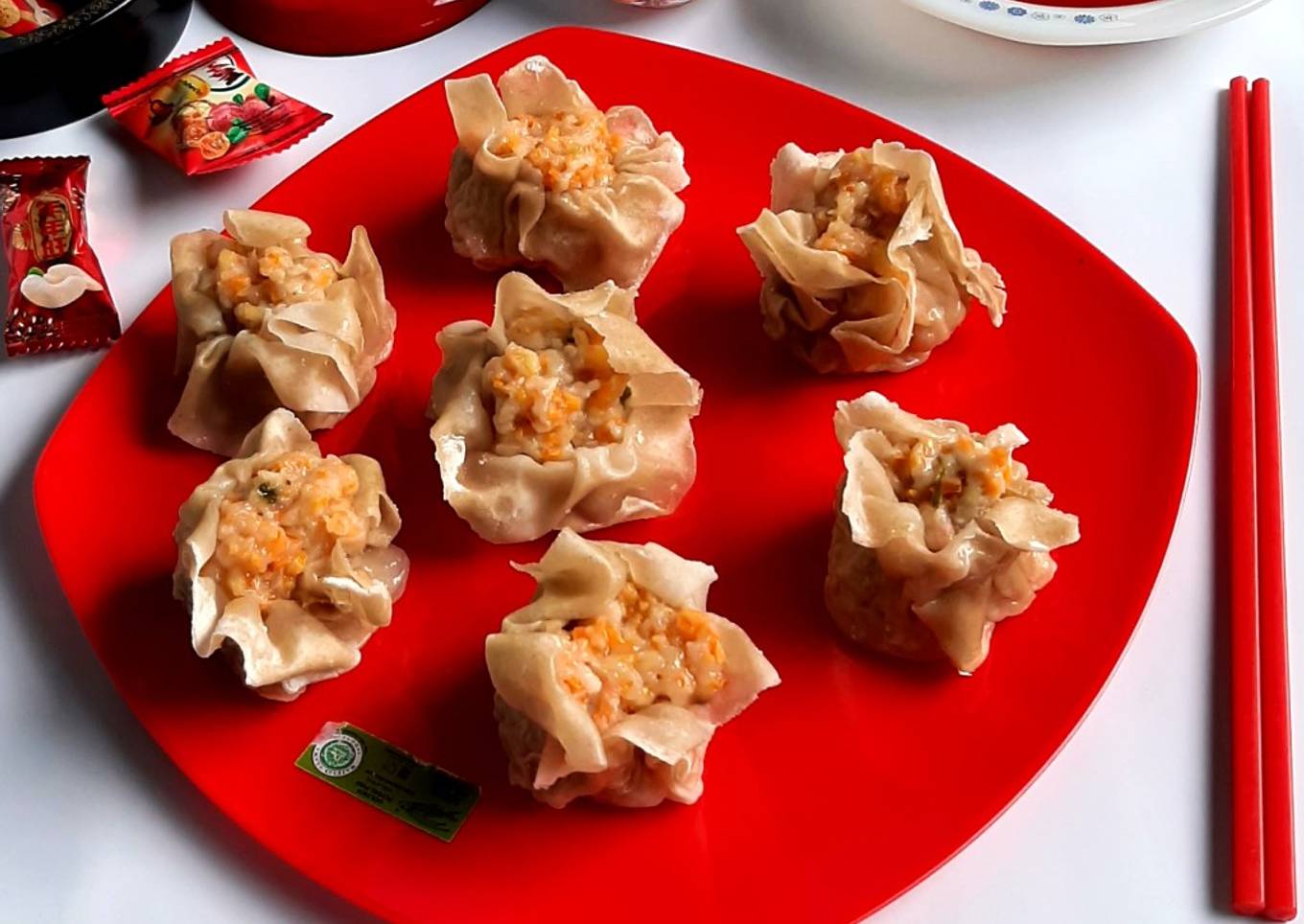 Siomay Ayam Udang Wortel